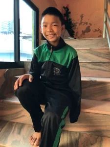 Jigme ready to go to school Aug 2022